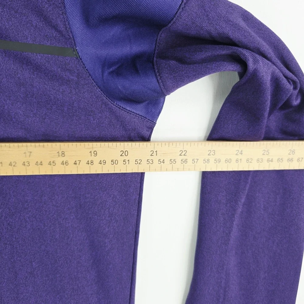 LSU Tigers Nike 1/4 Zip Pullover Men's Medium Purple Football Long Sleeve 814207